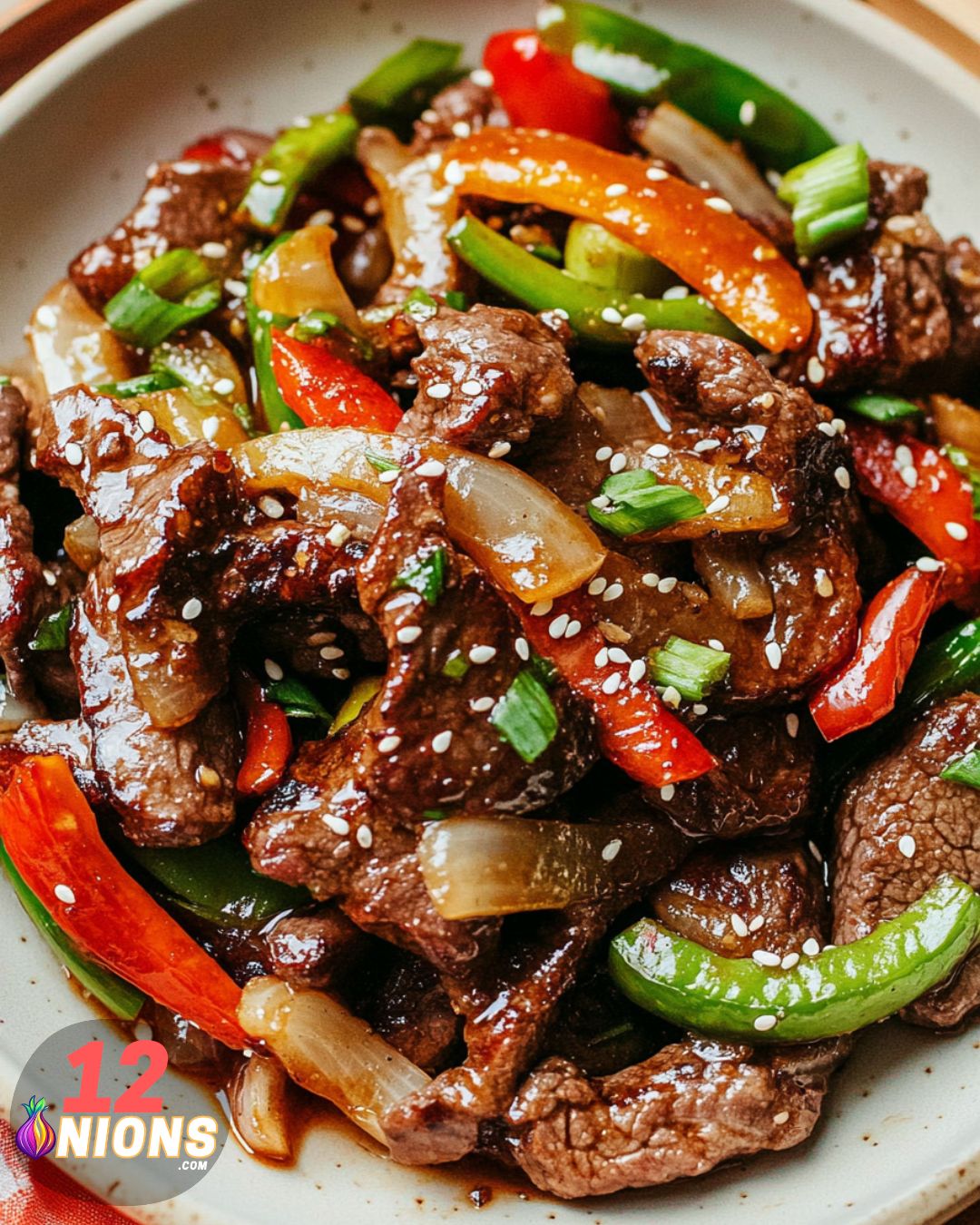 Chinese Pepper Steak with Onions Recipe