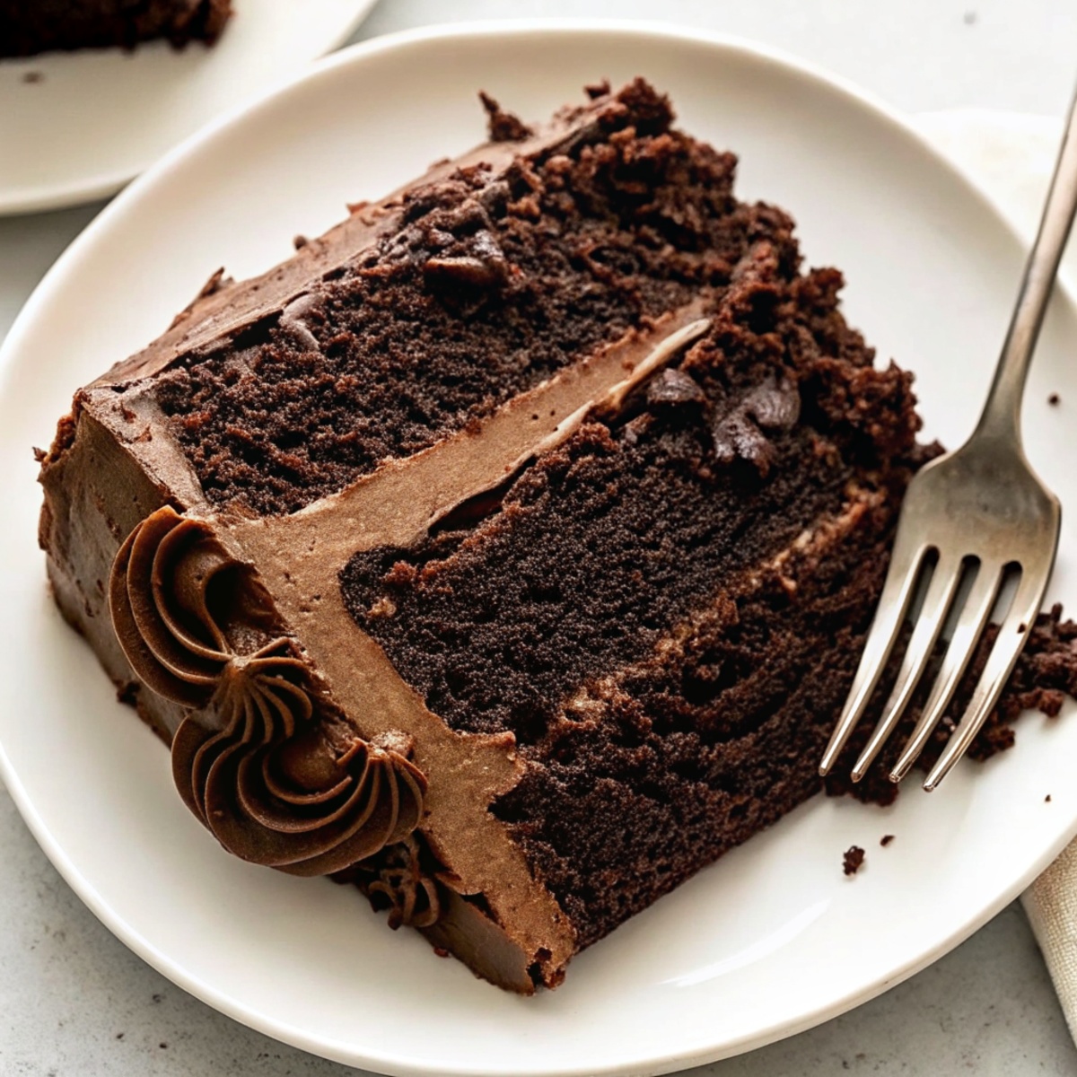 Chocolate Zucchini Cake With Fudge Frosting