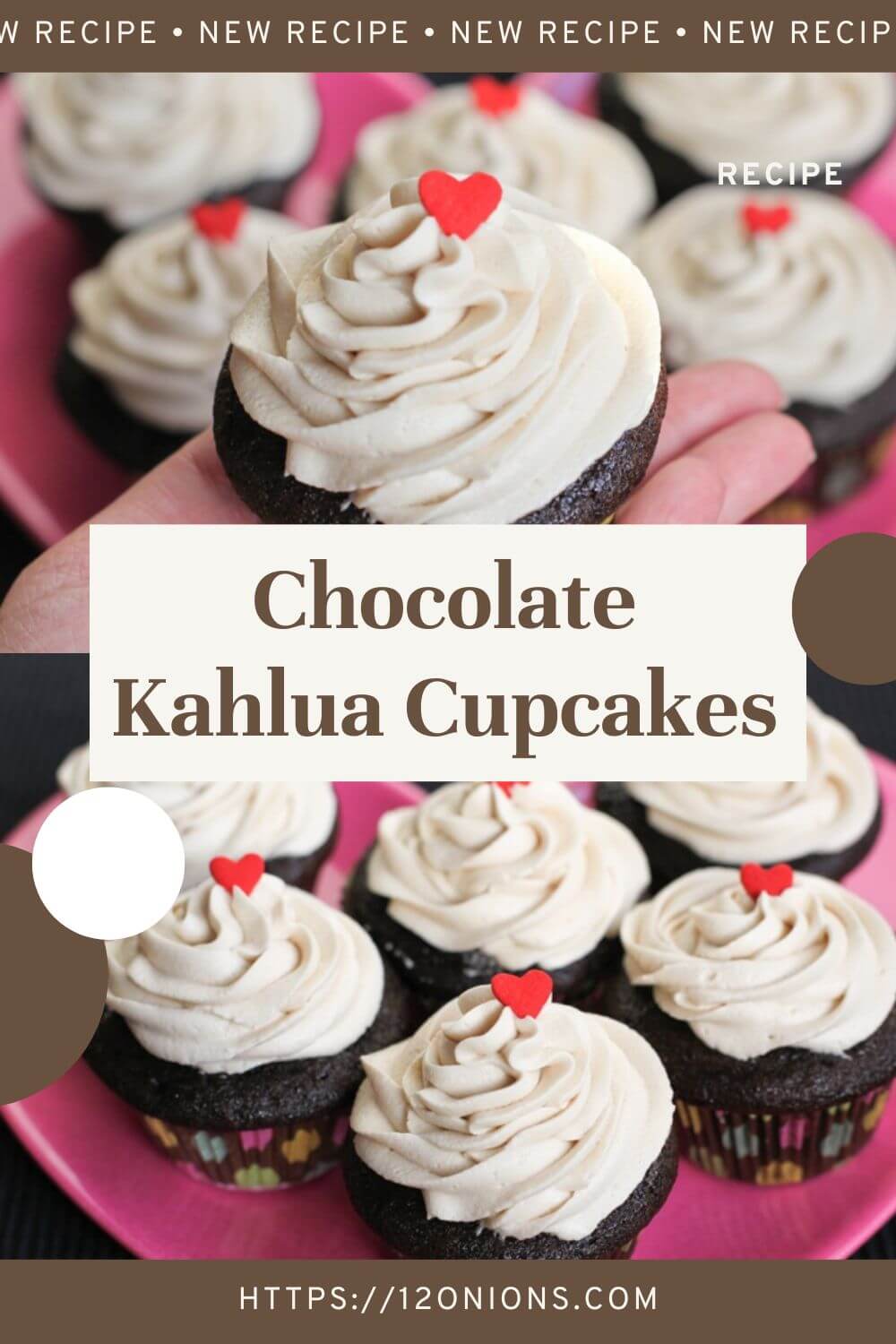 Chocolate Kahlua Cupcakes