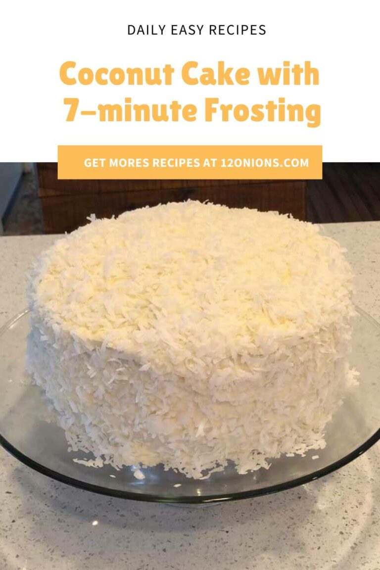 Coconut Cake with Sevenminute Frosting