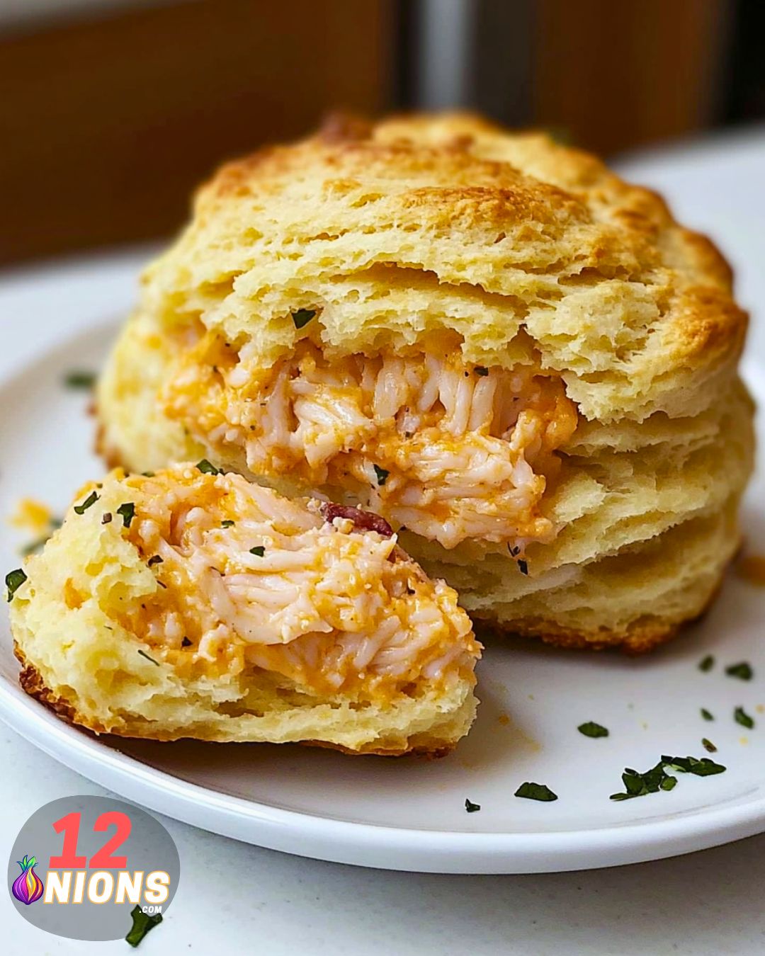 Crab Stuffed Cheddar Bay Biscuits