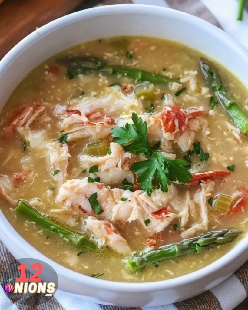 Crab and Asparagus Soup Recipe