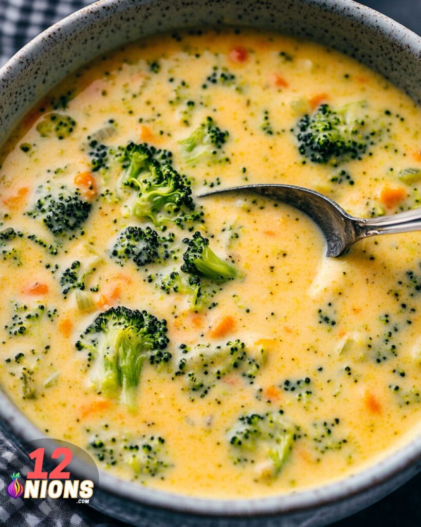 Creamy Broccoli Cheddar Soup Recipe