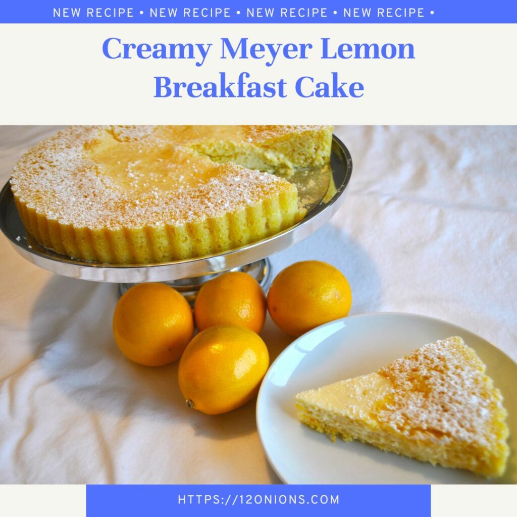 Creamy Meyer Lemon Breakfast Cake