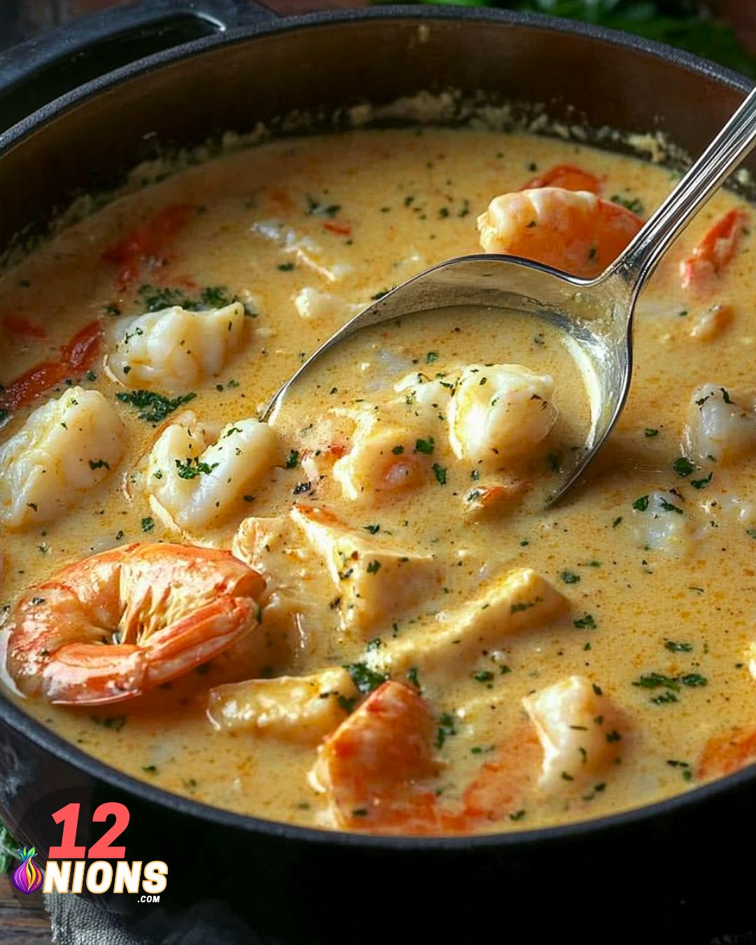 Creamy Shrimp & Crab Bisque Recipe