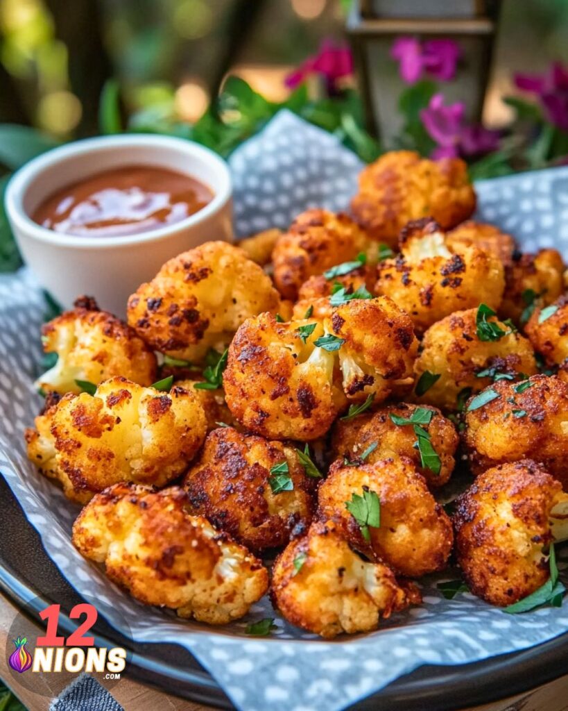 Crispy Oven Roasted Cauliflower Bites Recipe