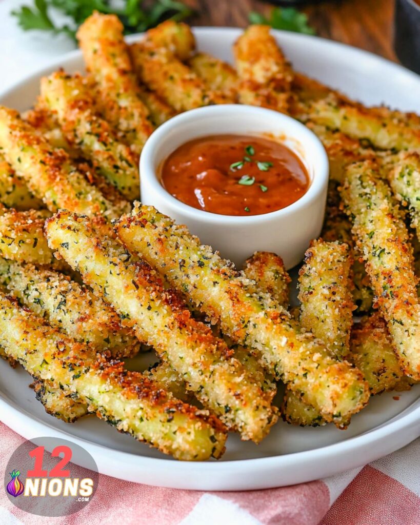 Crispy Oven Zucchini Fries Recipe