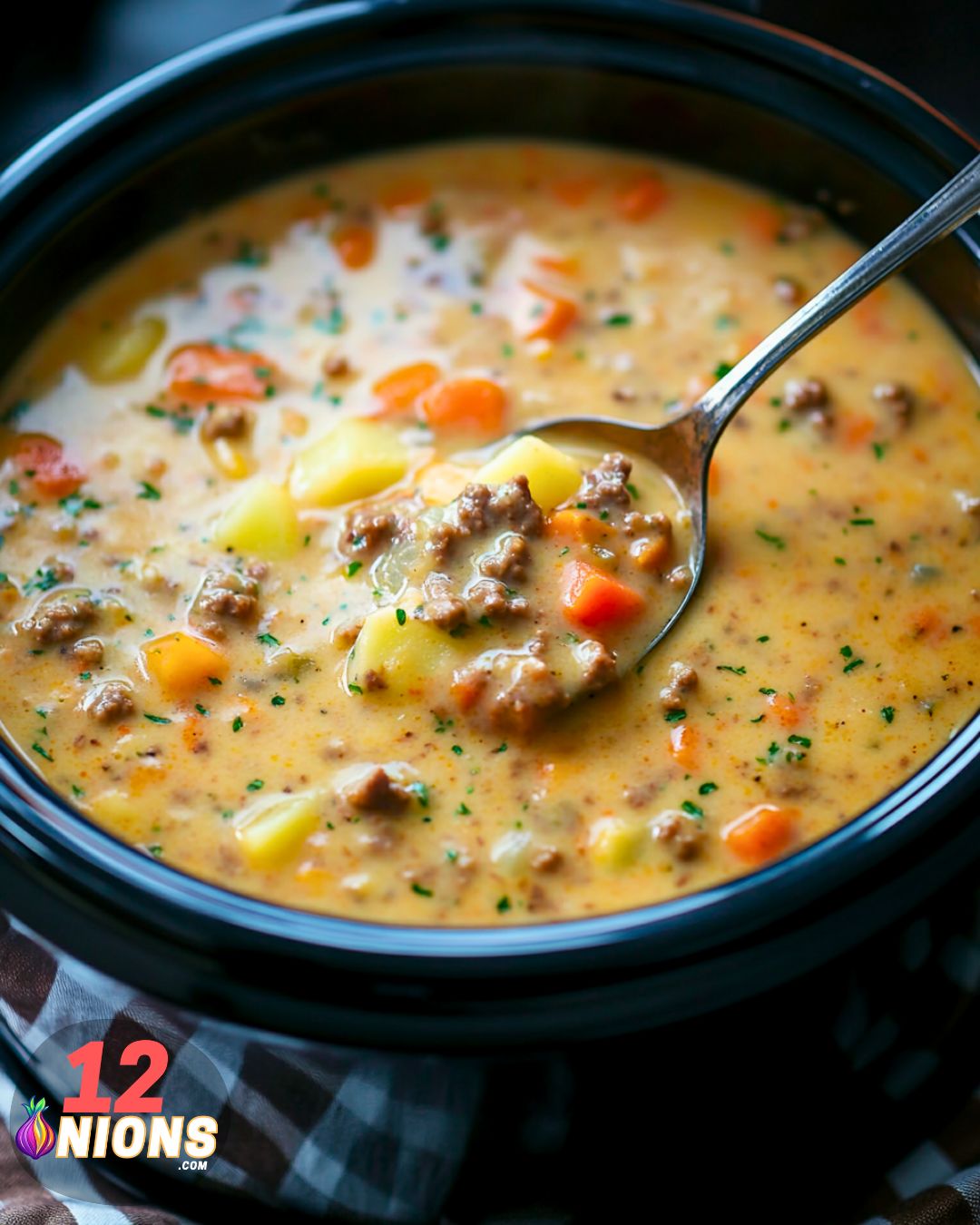 Crock Pot Cheeseburger Soup Recipe