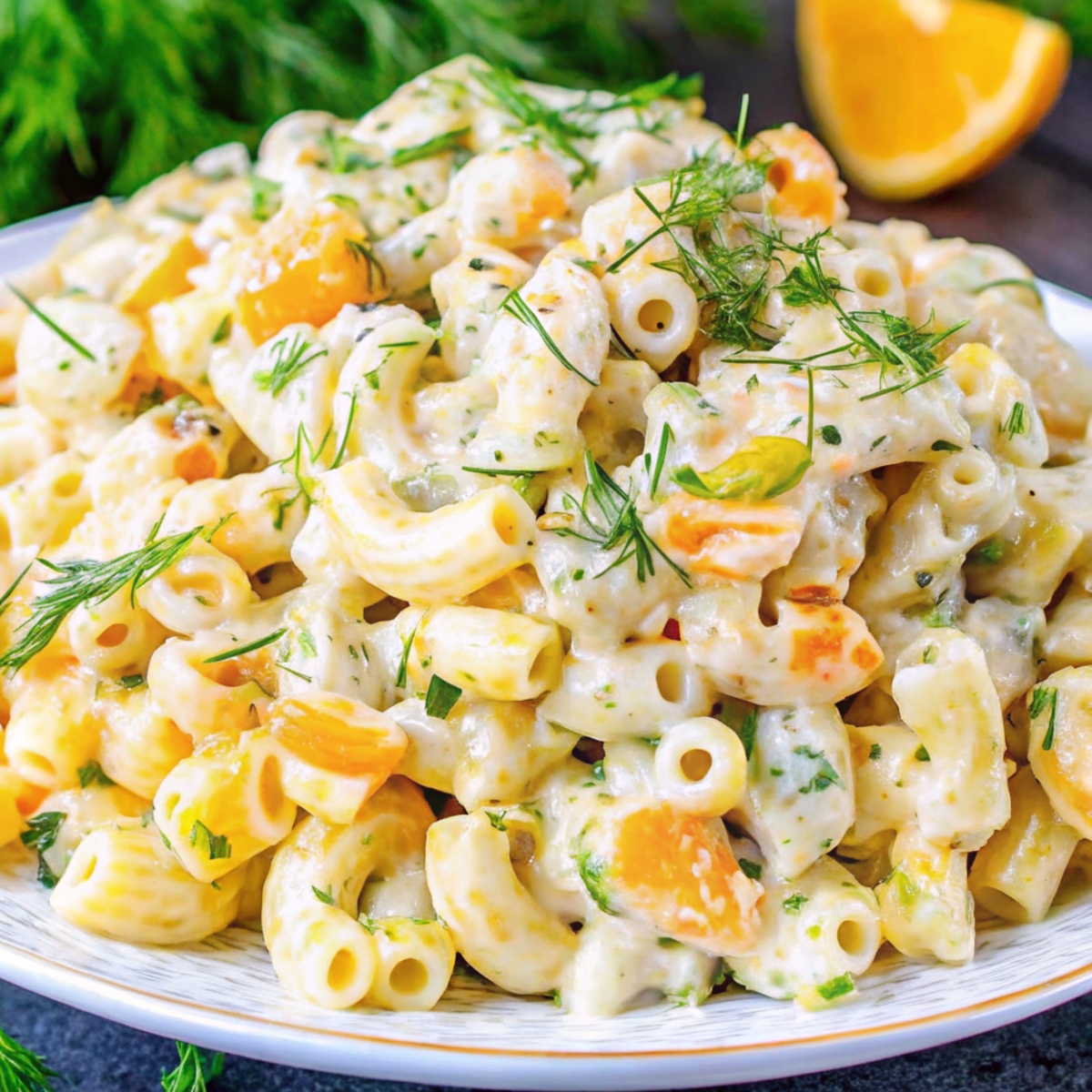 Dill Pickle Pasta Salad