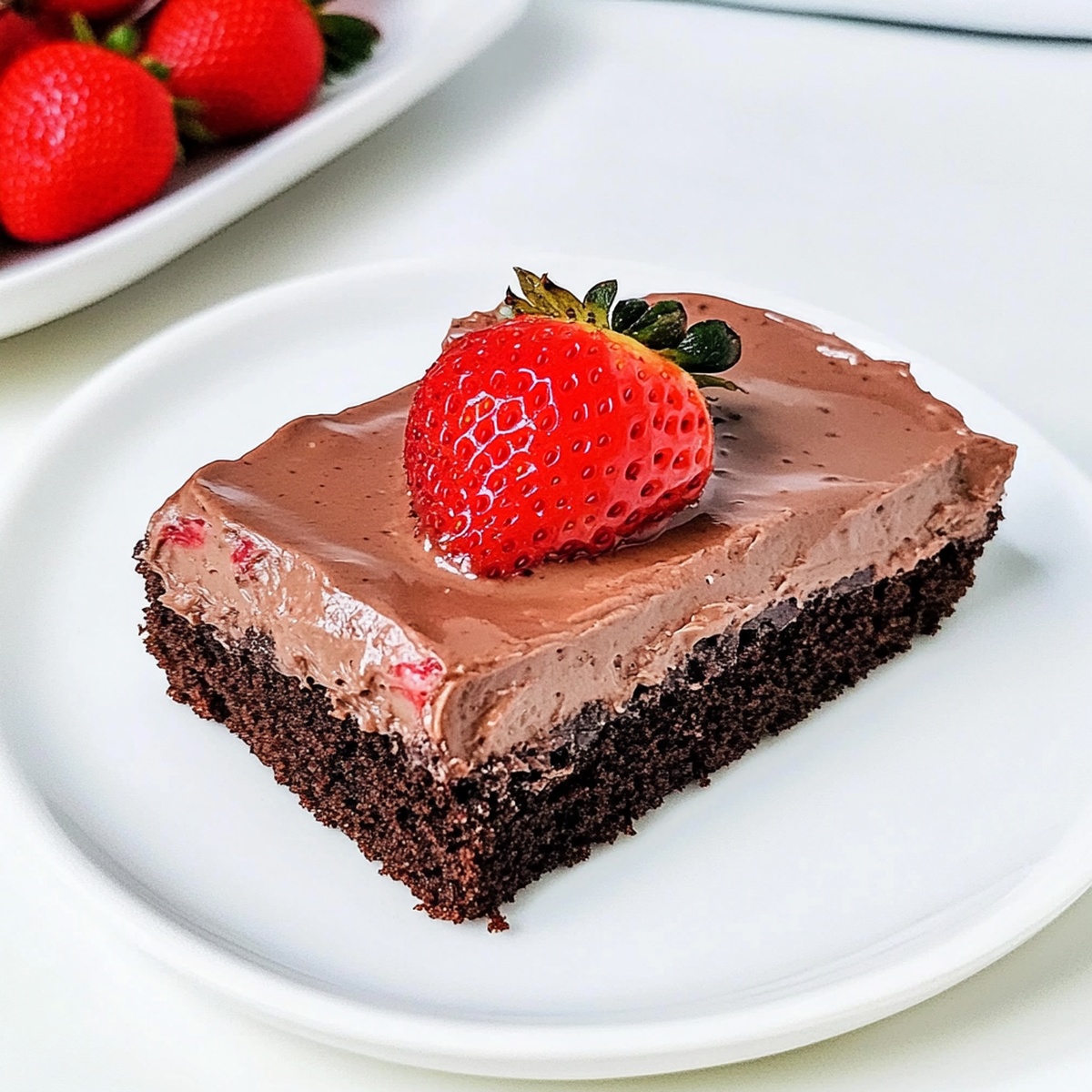Drunken Chocolate Covered Strawberry Cake
