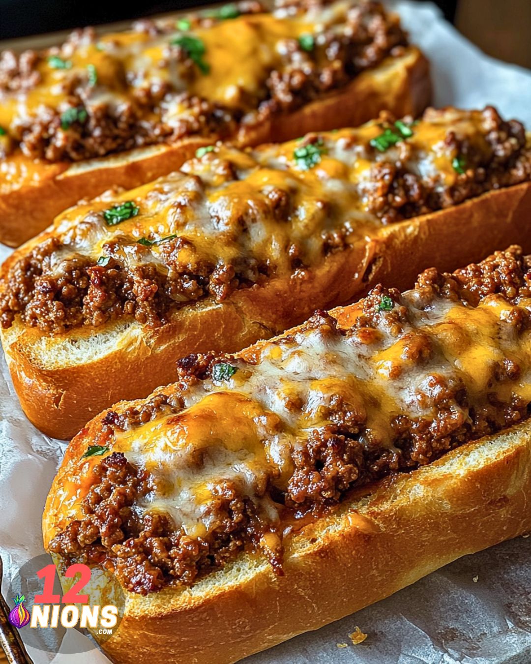 Garlic French Bread Sloppy Joes Recipe