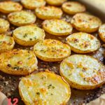 Garlic Parmesan Roasted Potato Slices