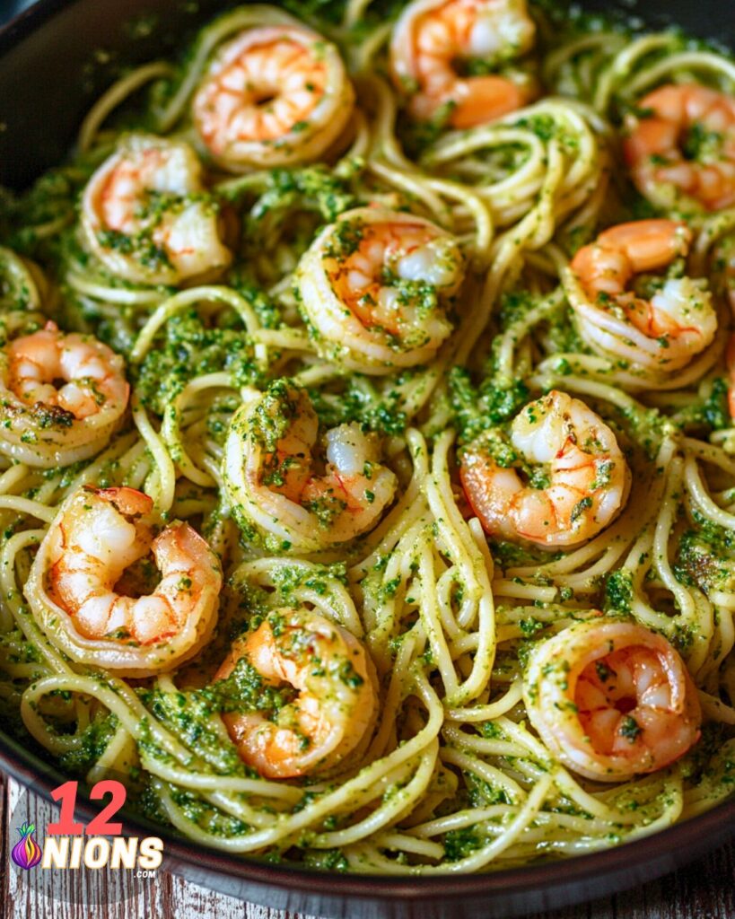 Green Sauce Shrimp Pasta Recipe