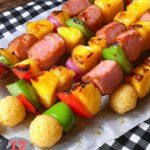 Grilled Hawaiian Ham and Pineapple Kabobs Recipe