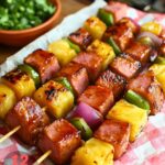 Hawaiian Ham & Pineapple Kebabs Recipe