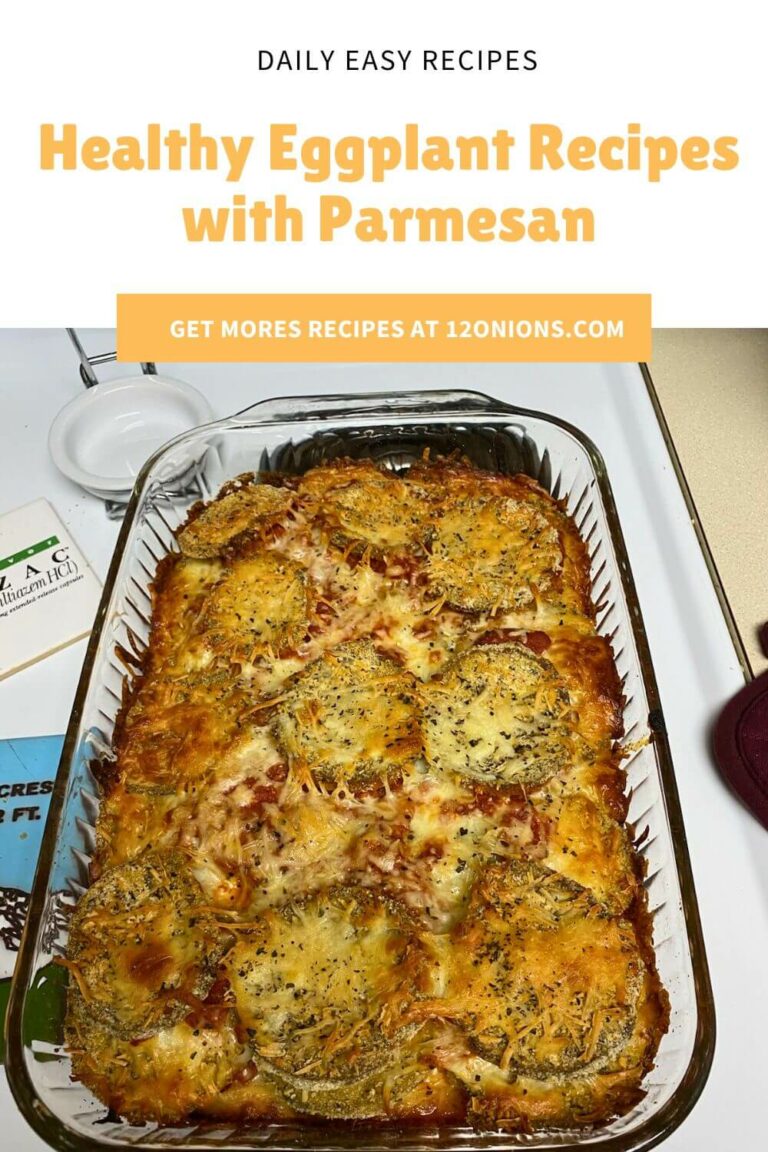Healthy Baked Eggplant with Parmesan
