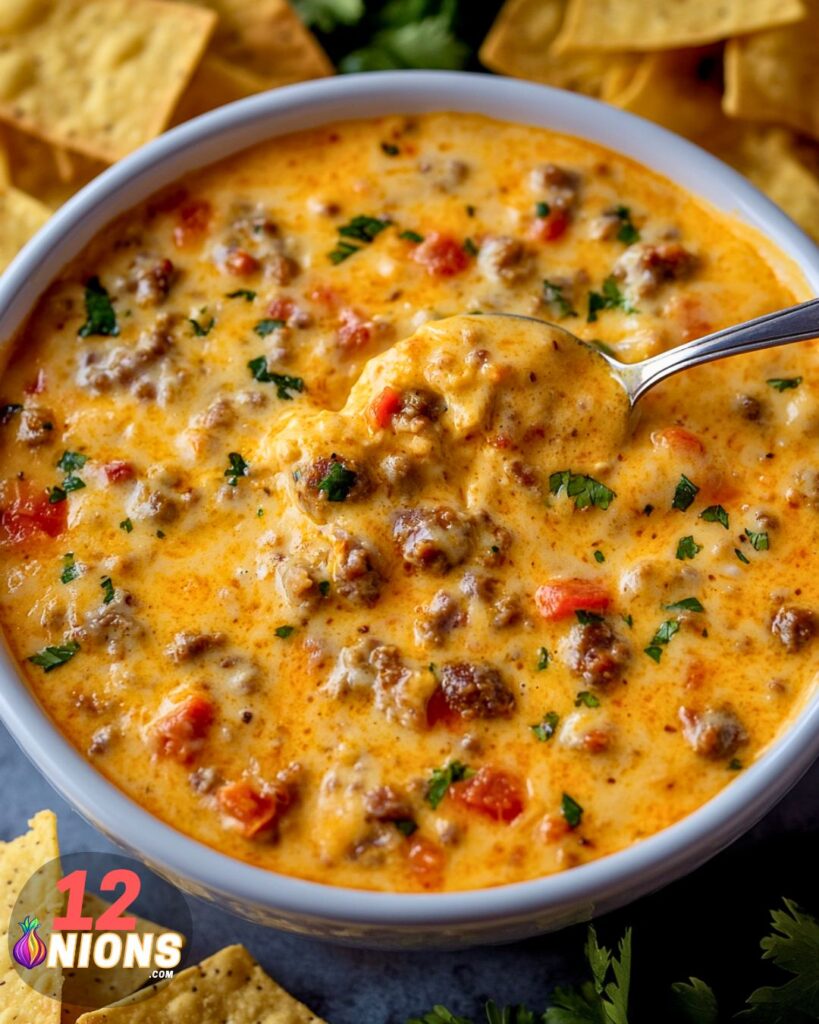 Hot Sausage Cheese Dip Recipe