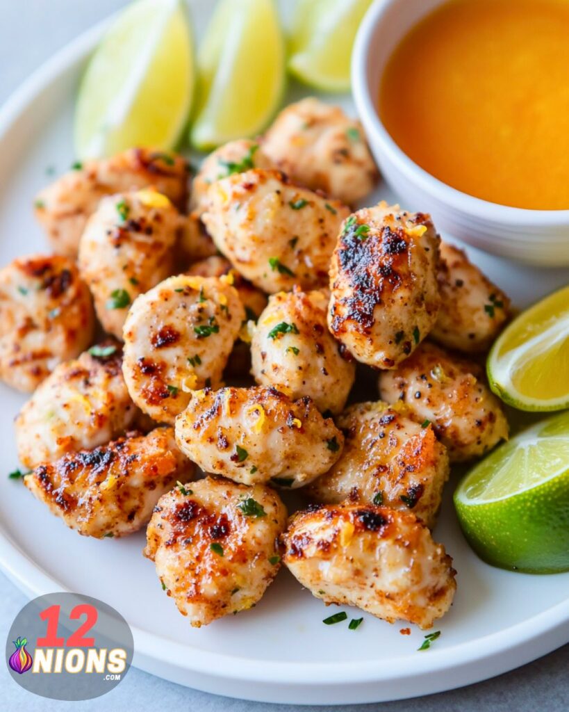 Lemon Garlic Chicken Bites