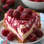 Making Lemon Raspberry Swirl Cheesecake