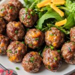 Low Carb Cheddar Beef Meatballs Recipe