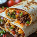 Nacho Cheese Beef Wrap Recipe