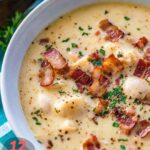 Making the New England Clam Chowder