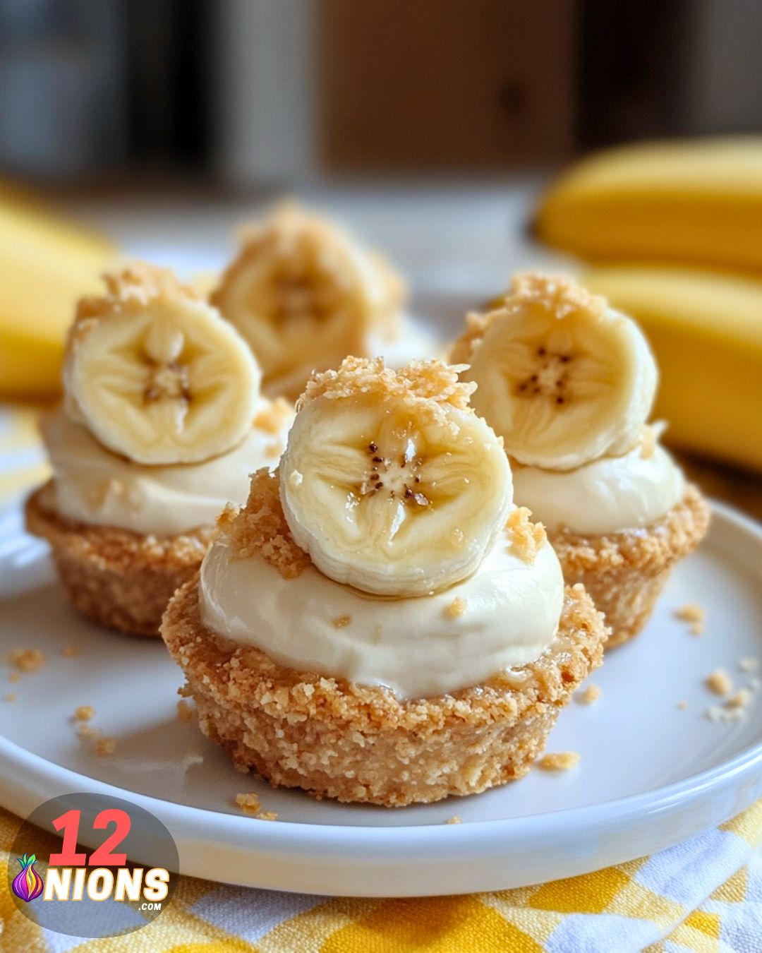 No-Bake Mini Banana Cream Pies Recipe