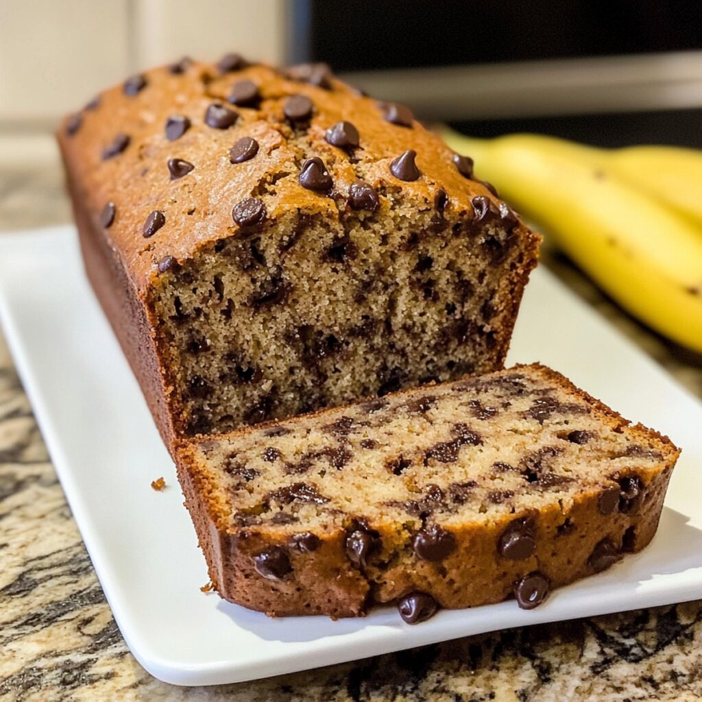 One Bowl Chocolate Chip Banana Bread Recipe