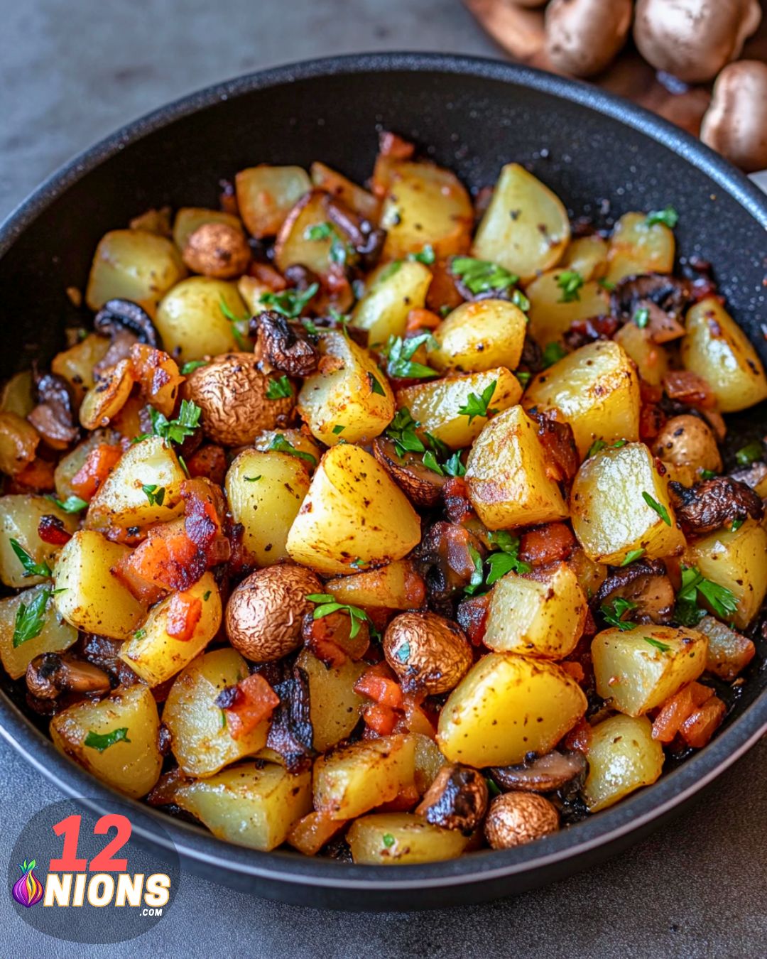 Potato Mushroom Breakfast Recipe