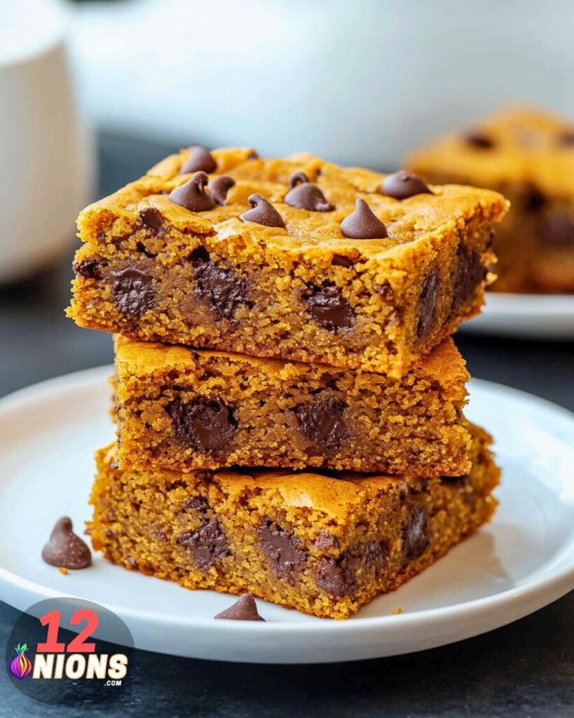 Pumpkin Bars with Chocolate Chips Recipe