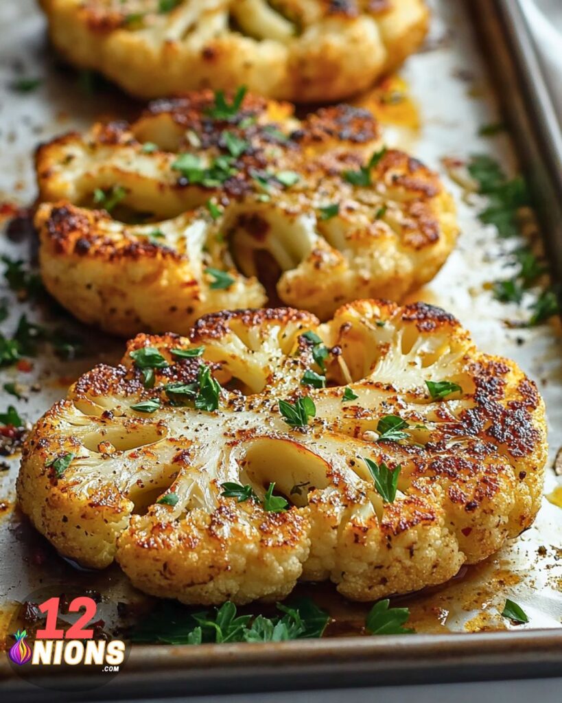 Roasted Cauliflower Steak Recipe