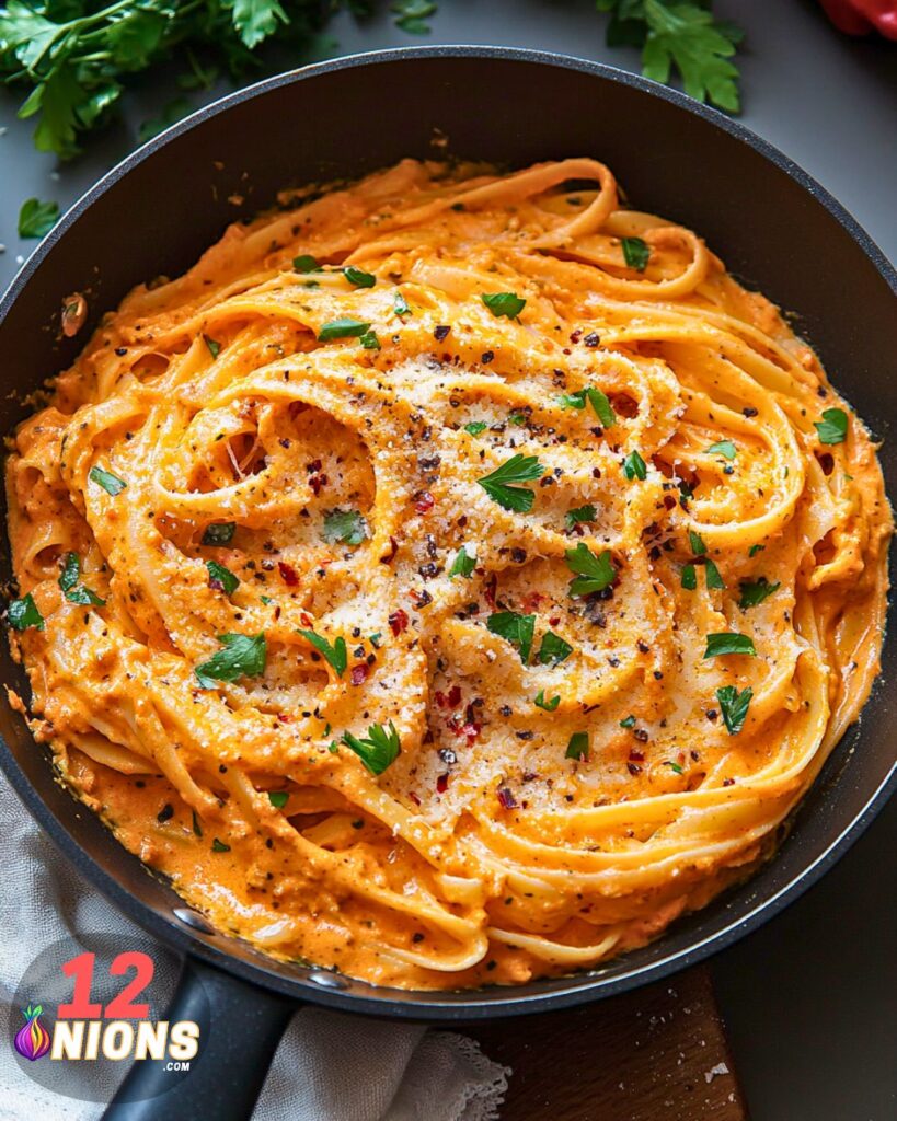 Roasted Red Pepper Alfredo Sauce Recipe