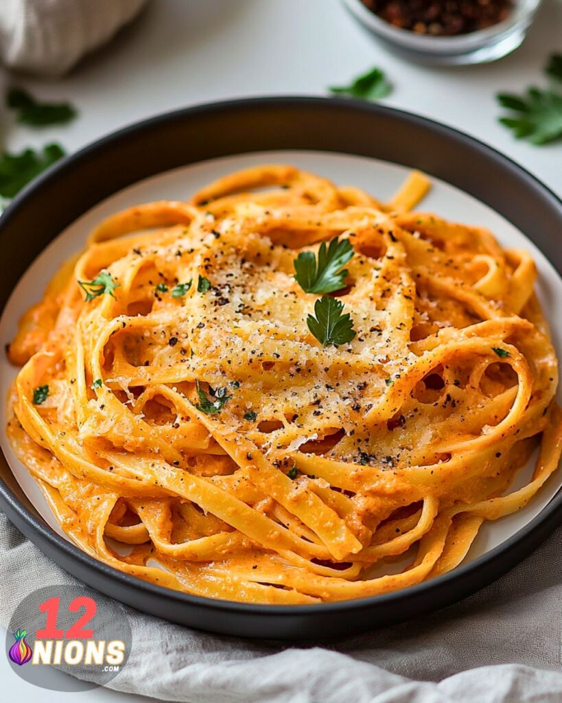 Roasted Pepper Alfredo Sauce
