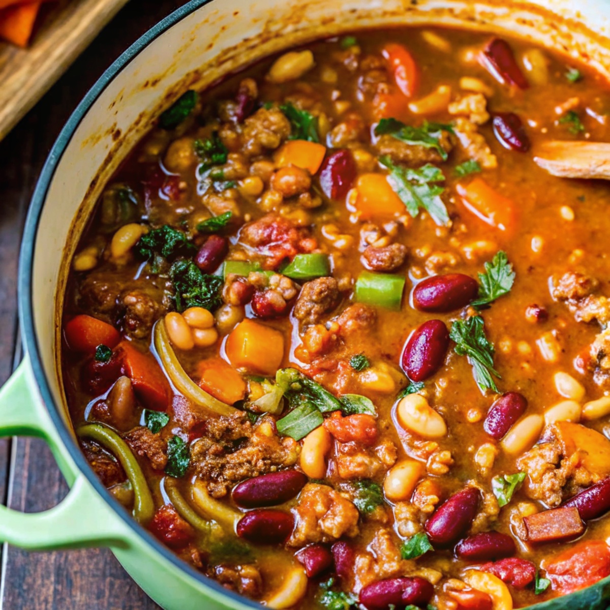 How to prepare Sausage Minestrone Soup