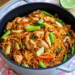 Stir-fried Noodles and Chicken Recipe