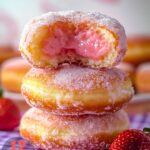 Strawberry Cream Filled Donuts Recipe