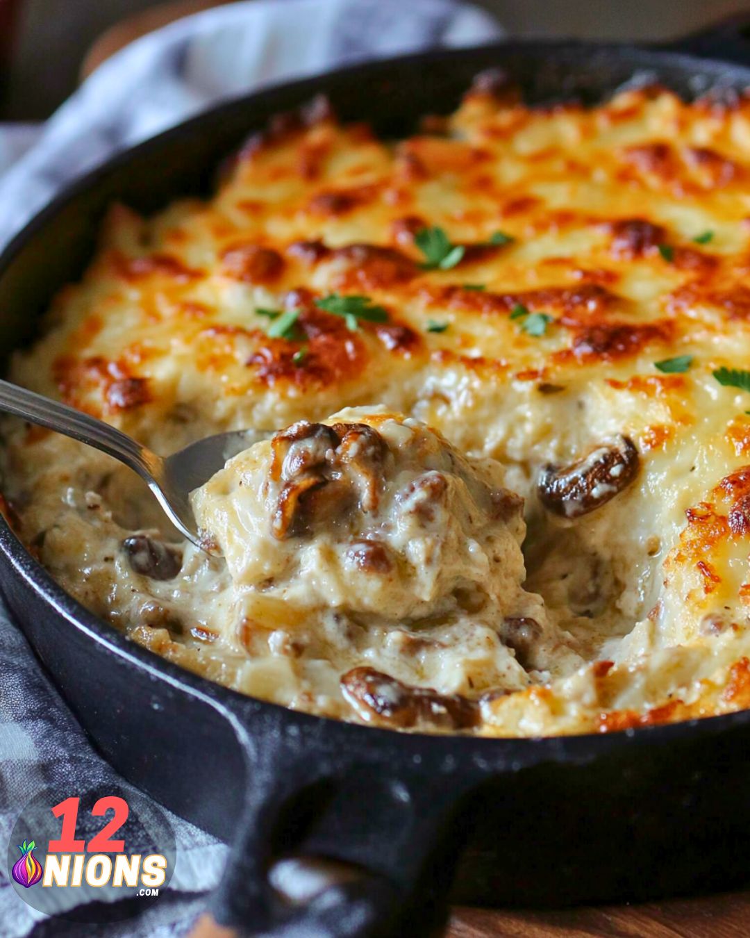 Stuffed Mushroom Dip with Sausage Recipe