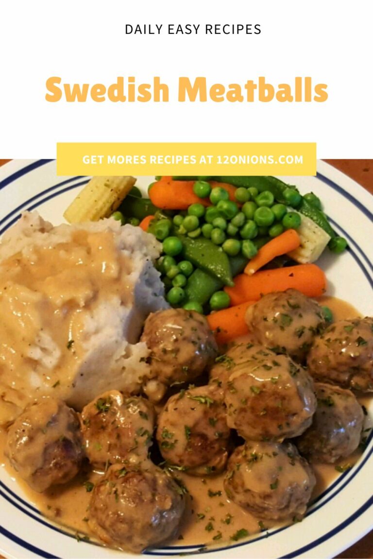 Swedish Meatballs (Kid Friendly)